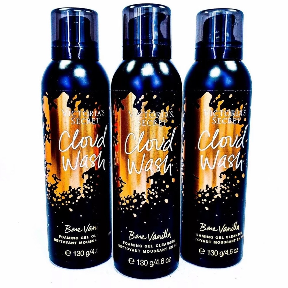 NWT 3 PC Victoria's Secret Bare Vanilla Cloud Wash